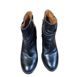 Ivanka Trump Boots Womens Size 7.5 Booties Leather High Heel Ankle Designer Work